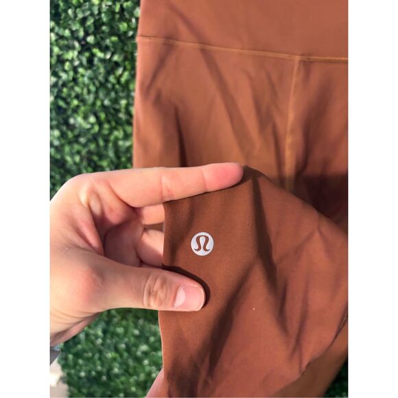 Lululemon Brown Wunder Train Leggings Size 10 25” - Picture 3 of 4
